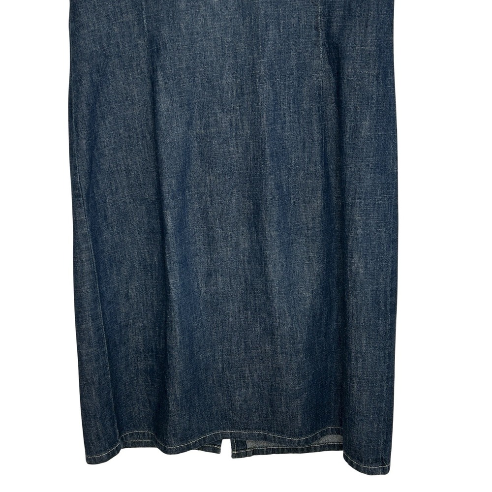 Vintage Lucky Brand Western Shirt Dress S Minimalist‎ Preppy Rodeo Country USA - Picture 8 of 11